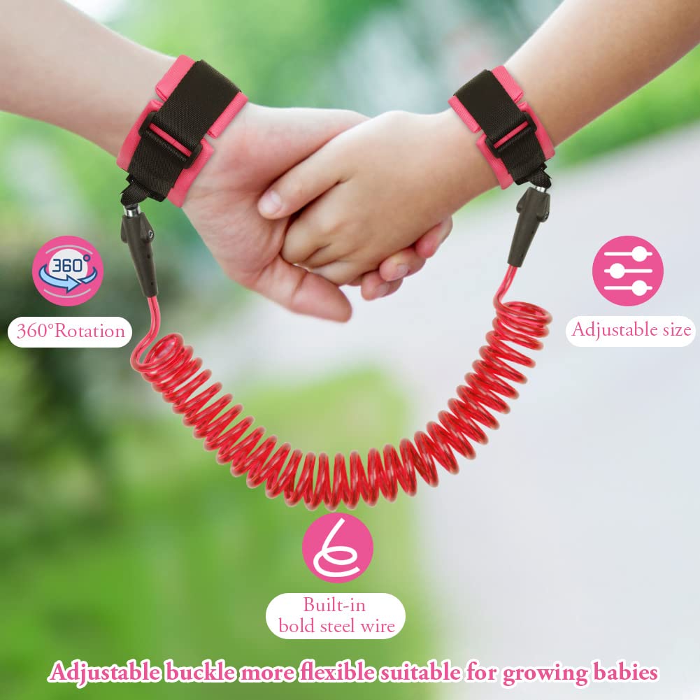 AOMIG Baby Reins, Baby Walking Reins and Toddler Safety Harness, Dinosaur Baby Reins Safety Leash for Toddlers Boys and Girls (Green)