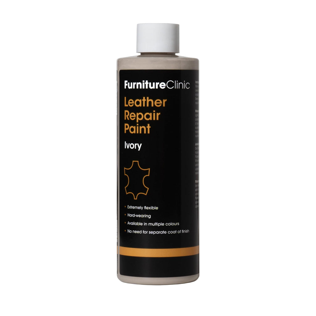 Furniture Clinic Leather Repair Paint & Dye | Self Seal Colourant for Quick and Easy Leather Repair | Suitable for Sofas, Car Seat, Shoes, Handbag, and More - Dark Brown, 250ml