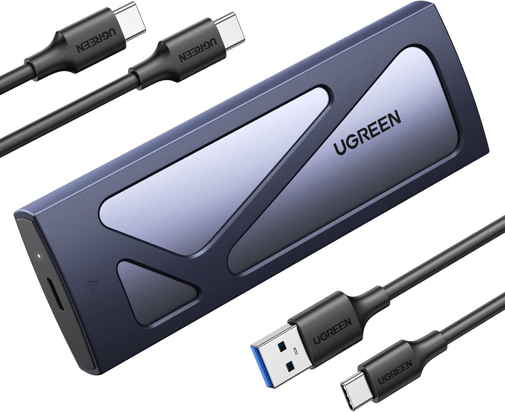 UGREEN M.2 NVMe SSD Enclosure, 10Gbps Aluminum NVMe Enclosure, Tool-Free