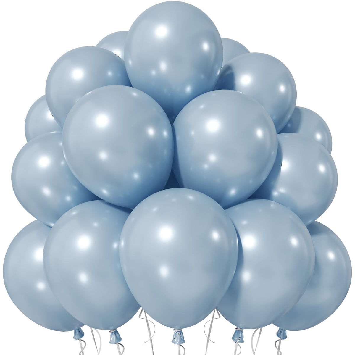 Jobkoo Dusty Pink Balloons, 12 Inch 50 Pcs Boho Blush Pink Latex Balloon