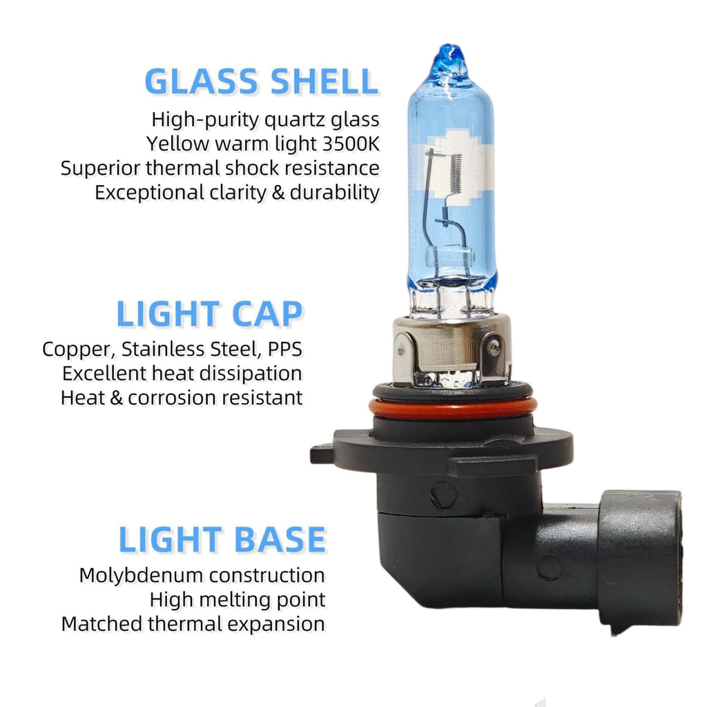 Sinoparcel H15 Headlight Bulb, OEM Replacement, Standard 3200K Warm White