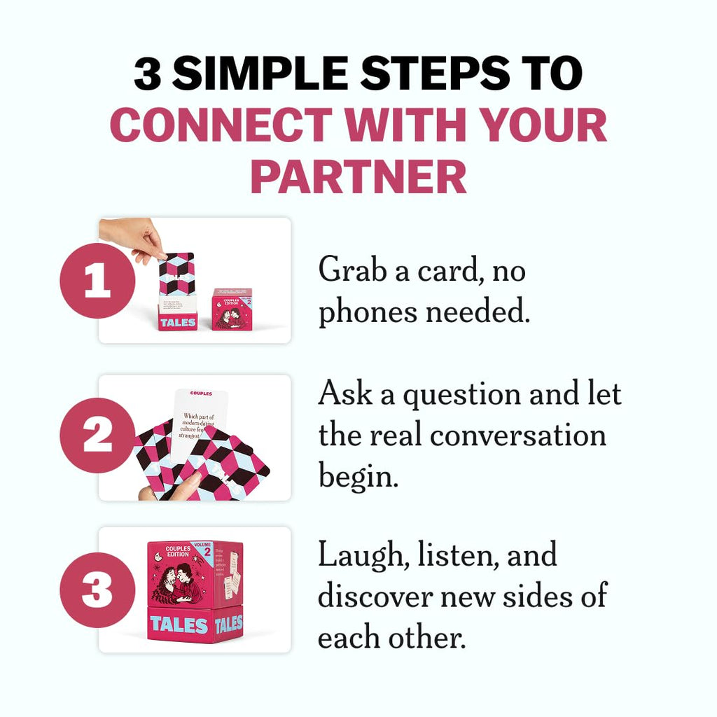 TALES 150 Conversation Cards, Family Edition, Create Meaningful Connections