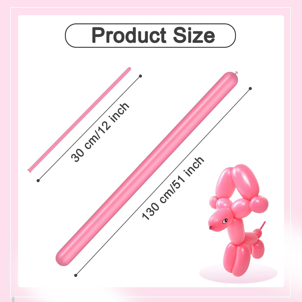 260 Balloons - Clear Long Balloons for Tying Balloon Arch & Balloon Ties