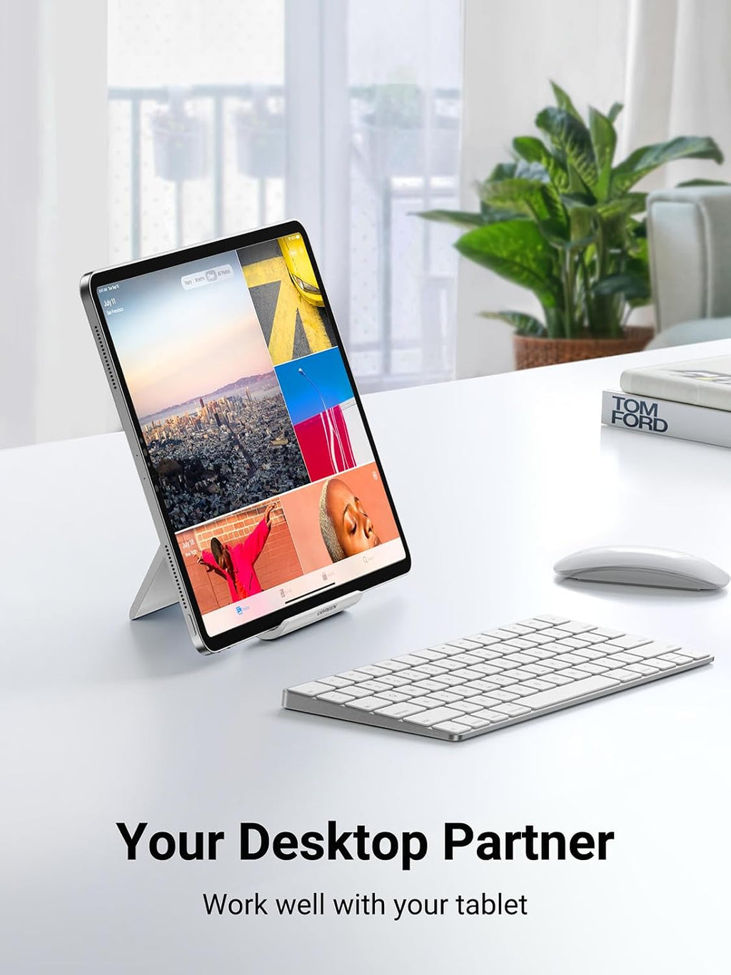 UGREEN iPad Stand Tablet Desk Holder Travel Mount Video Call