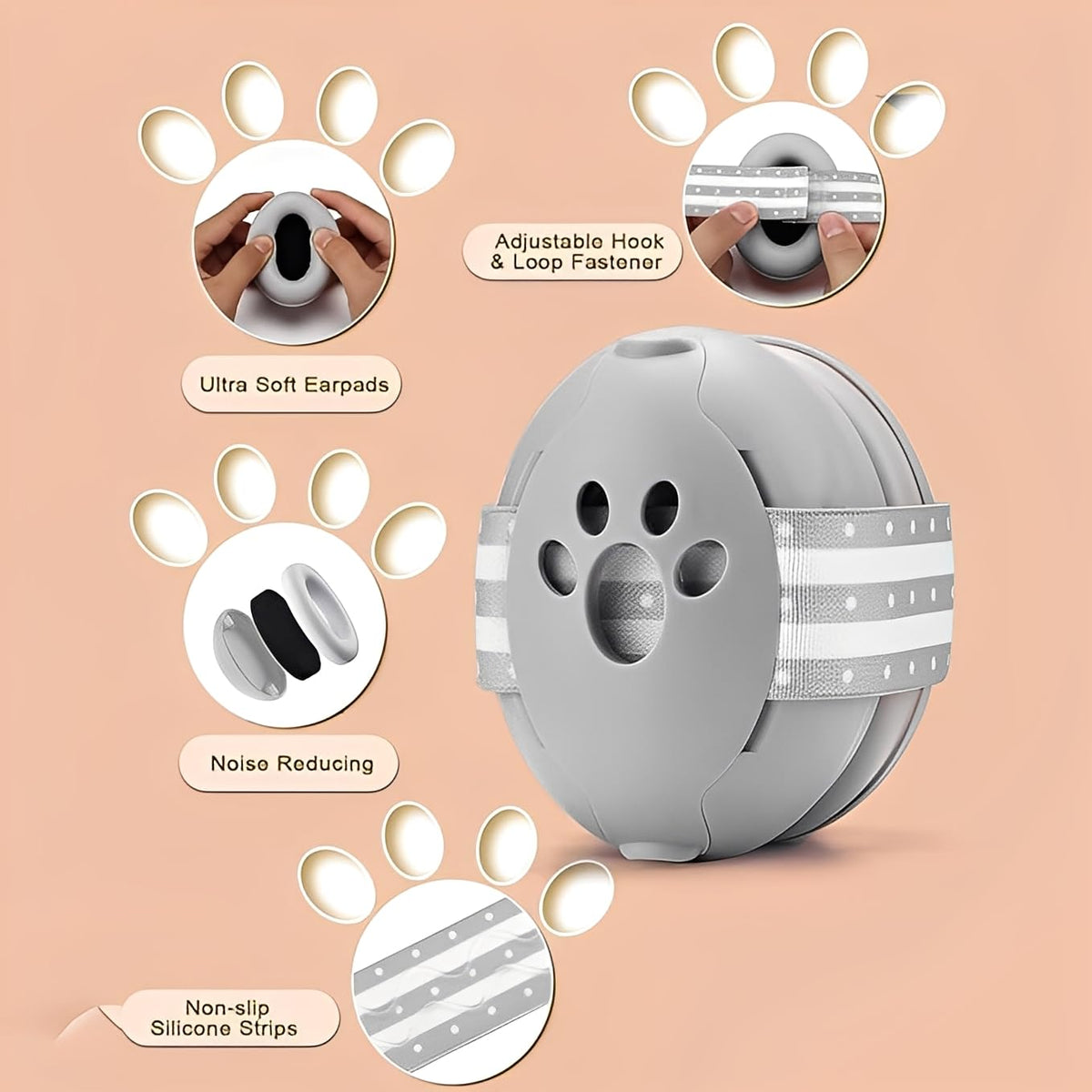 Baby Ear Defenders for 0‑36 Months, Noise Reduction Earmuffs