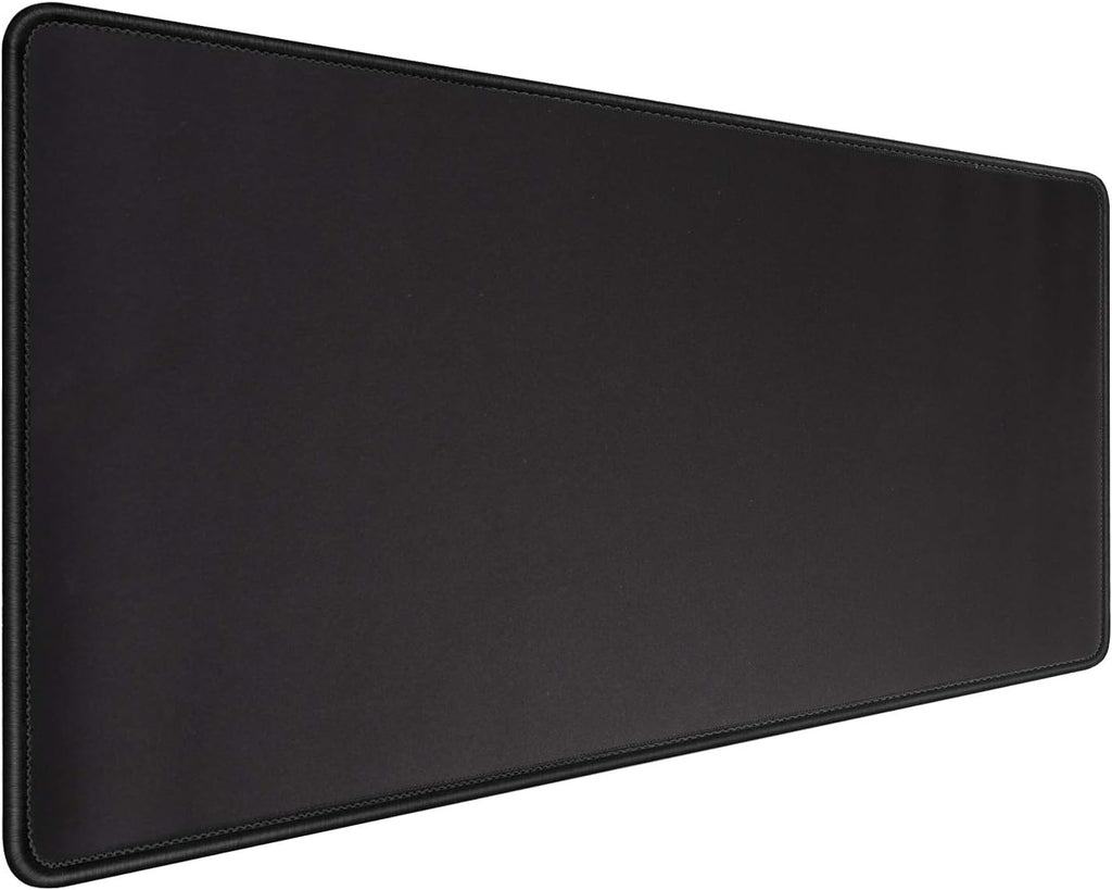 Gaming Mouse Mat Desk Office Mouse Pad Large Size 800x300x3mm Comfortable Mousepad with Smooth Cloth Surface, Improved Precision and Speed (80x30 Black)