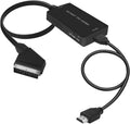 uhddadi Scart to HDMI Converter with HDMI Cable,Scart HDMI Adapter