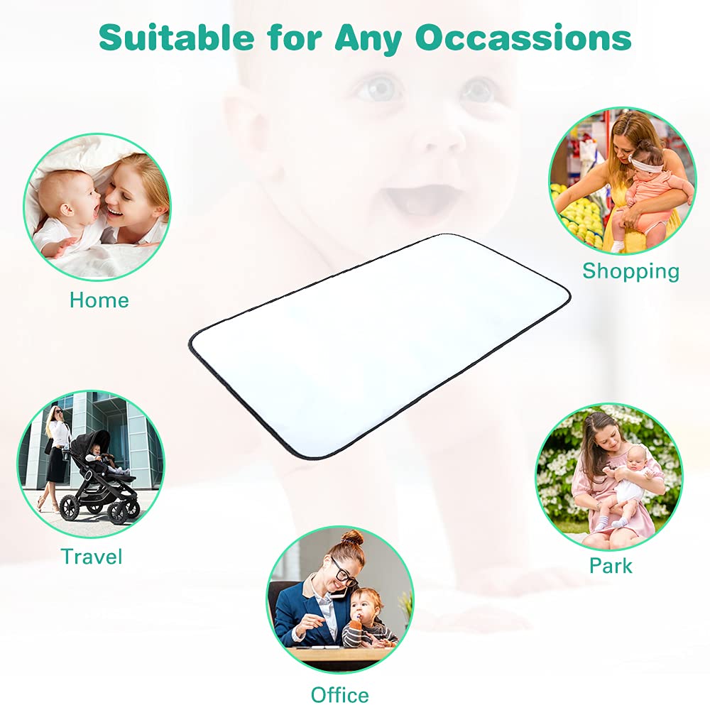Lekebaby Foldable Baby Changing Mat - Travel & Portable