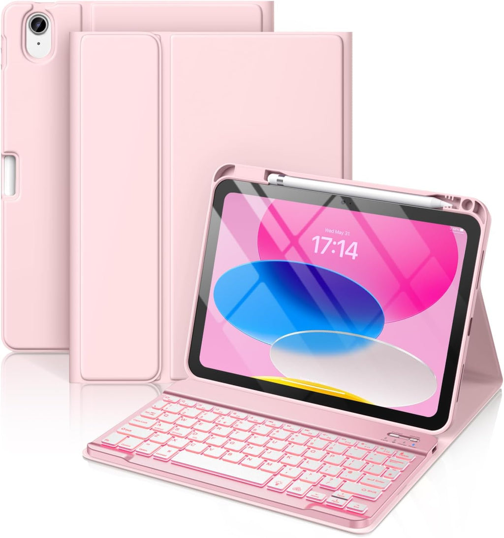 Vobafe Keyboard Case for iPad A16 11th Generation 11 inch/10th Gen 10.9"
