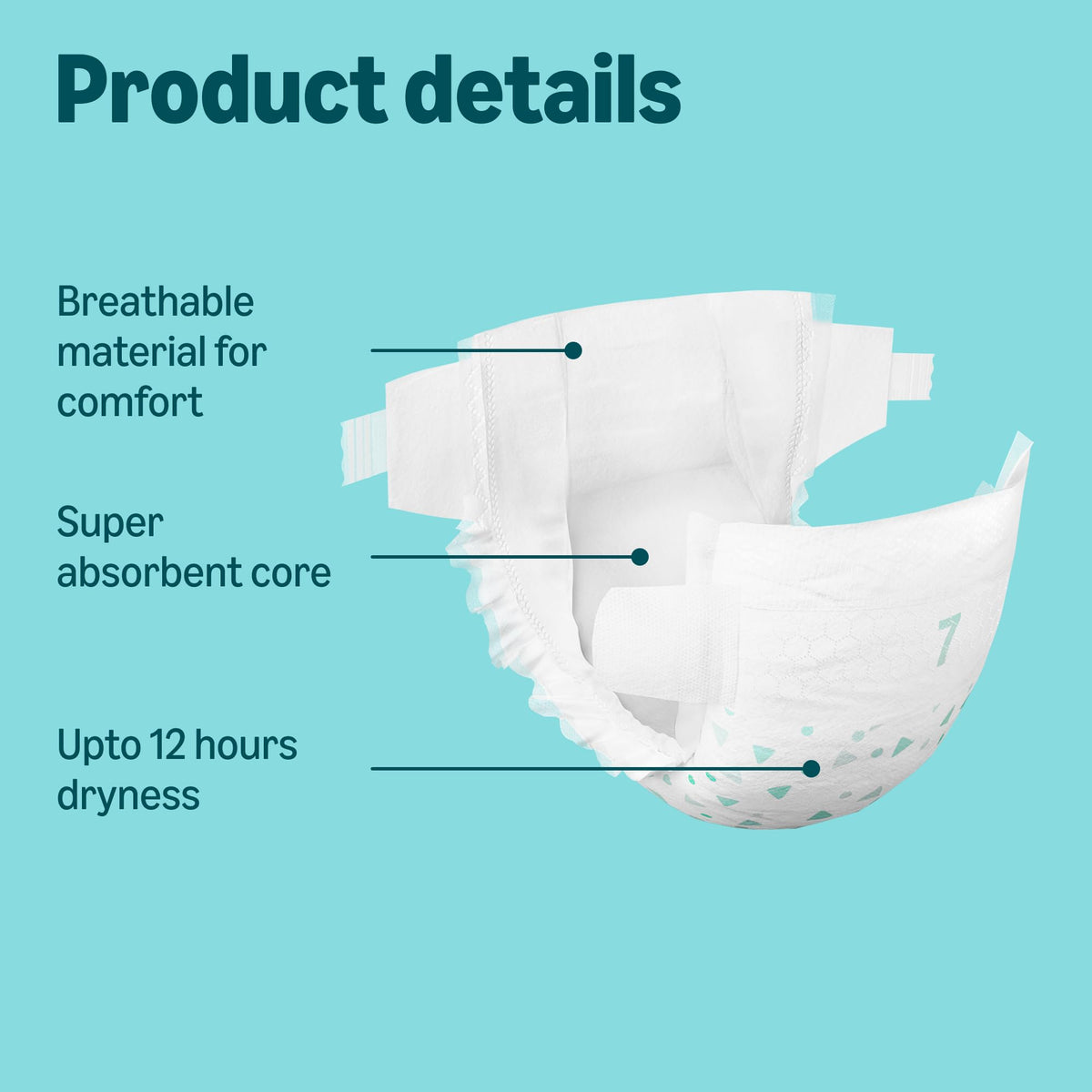 by Amazon Nappies - Size 2 (3-6kg) - 102 count (3 Packs of 34)