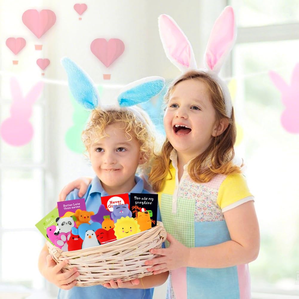 80 Pcs Party Favors for Kids 4-8, Kawaii Squishies Mochi Squishy Toys Bulk