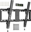BONTEC TV Wall Bracket for 37-82 Inch TVs, Tilt TV Wall Mount, Up to 60 kg