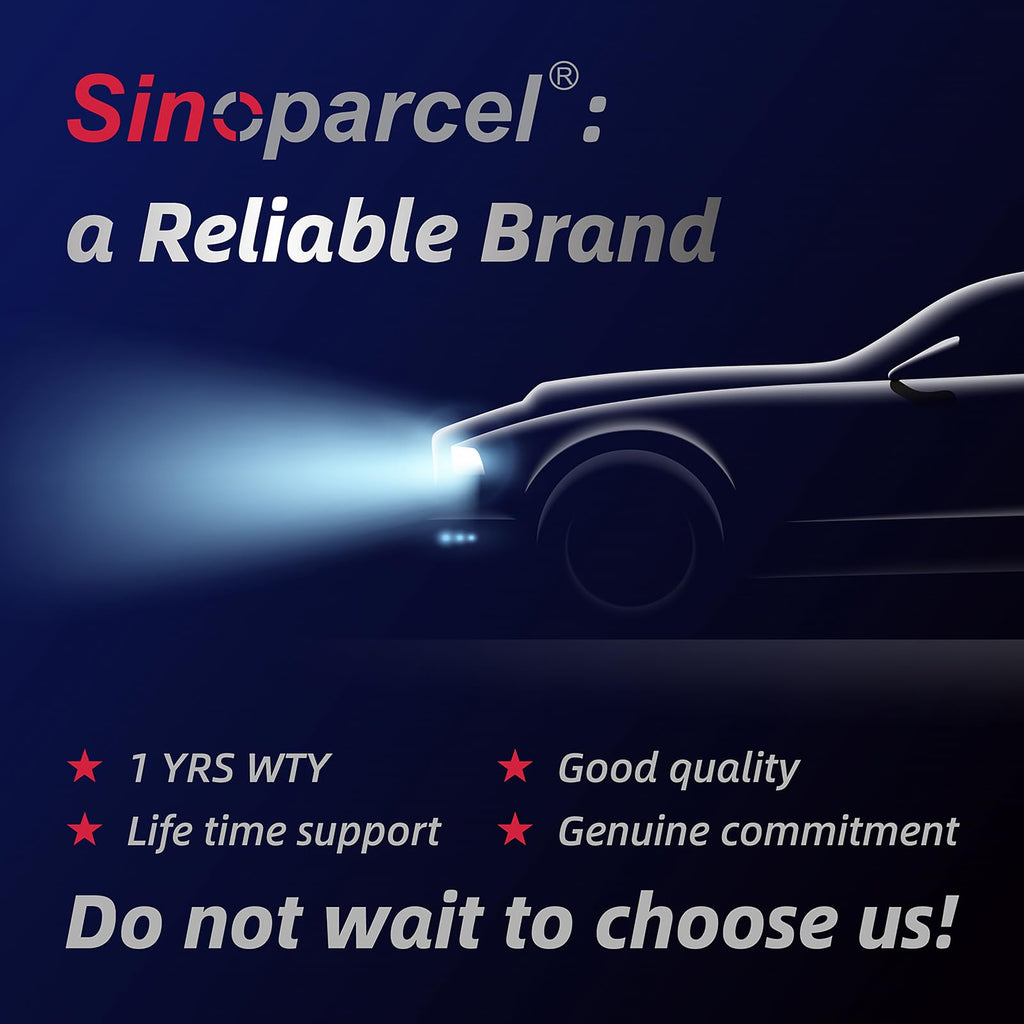 Sinoparcel H15 Headlight Bulb, OEM Replacement, Standard 3200K Warm White