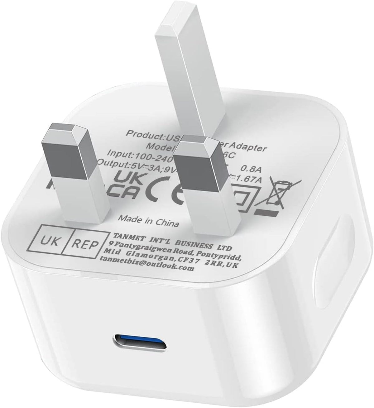 USB C Plug Fast Charge iPhone 18 17 16 15 20W USB-C Power Adapter Apple Plug USBC Charger Plugs UK Type C Port for i Phone Air 17e 16e 16 Plus 16 Pro Max 15 14 13 12 11 Watch iPad Pro A16 10th 11th