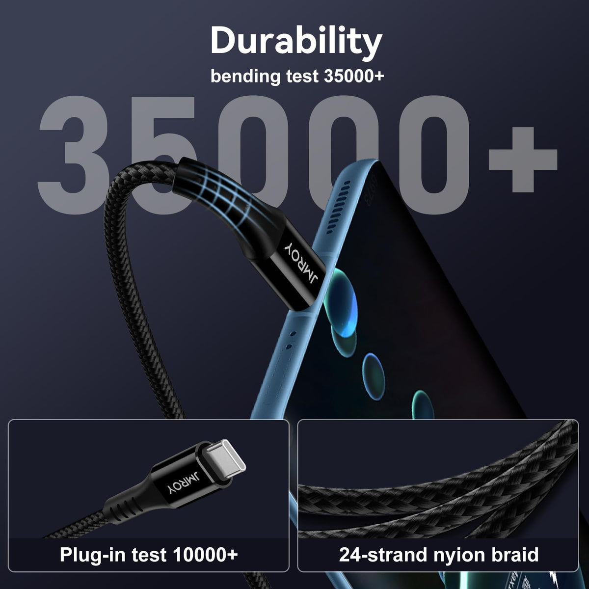 USB C CABLE 3M,Long Samsung Charger Cable Braided Compatible with Samsung Galaxy S20 Plus S21 S22 S23 S10 S9 S8, A20E A50 A51 A70 A71,PS5,Switch,Huawei P40,（Black）