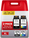 575 576 Ink Cartridges, PG-575 XL CL-576 XL Replacement for Canon 575 576 Ink Cartridges Original for PIXMA TS3550i TS3750i TS3551i TS3751i TR4750i TR4751i TR4755i TR4756i