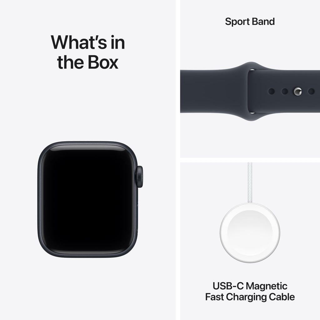 Apple Watch SE 3 GPS 40mm Smartwatch with Starlight Aluminium Case with Starlight Sport Band S/M. Fitness and Sleep Trackers, Heart Rate Monitor, Always-On Display, Water Resistant