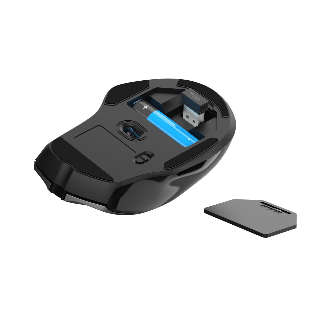 Trust Silent Wireless Mouse, Battery Included, 800-1600 DPI