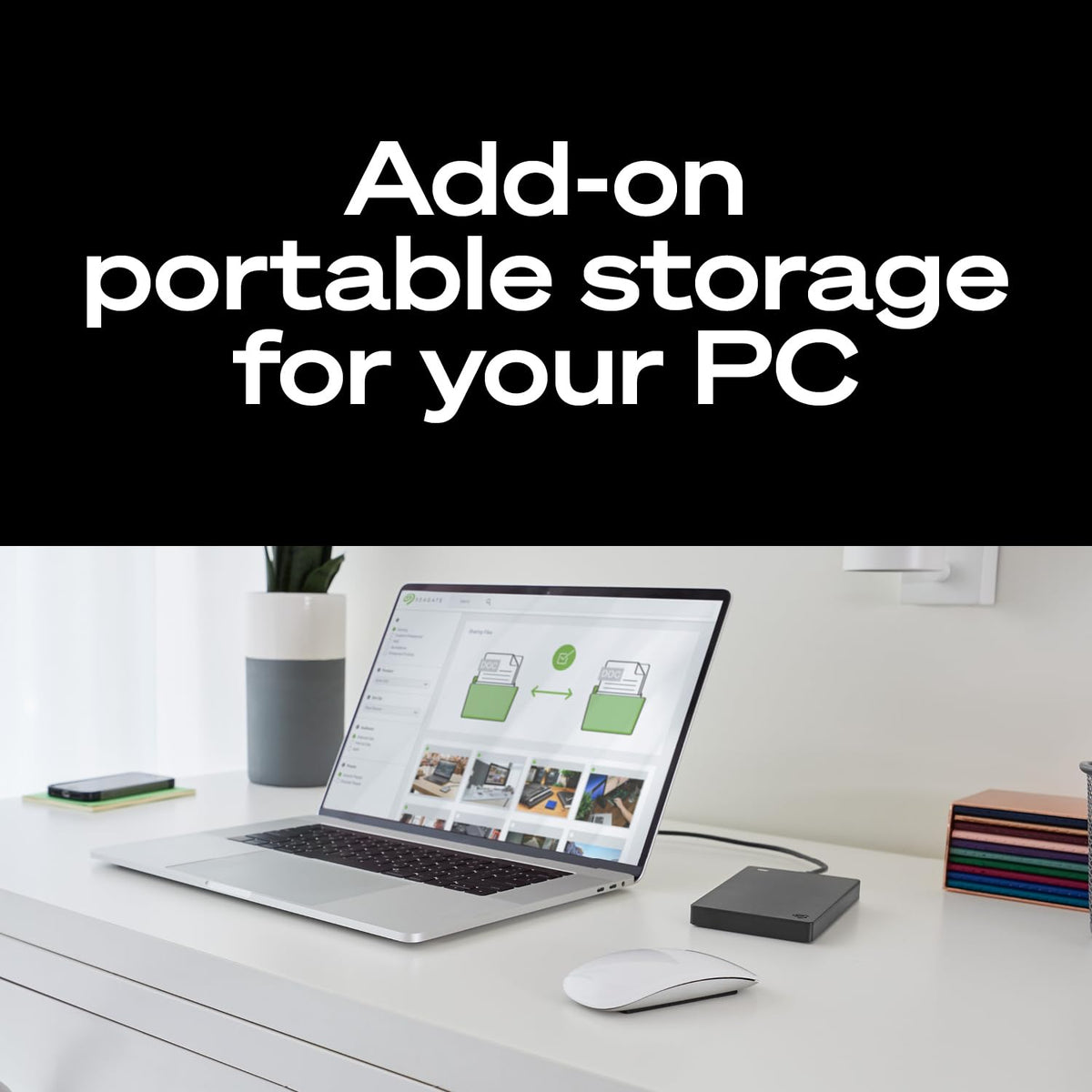 Seagate 5TB Portable Hard Drive | USB 3.0 (STGX5000400)