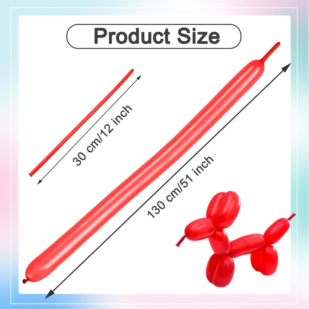 260 Balloons - Clear Long Balloons for Tying Balloon Arch & Balloon Ties