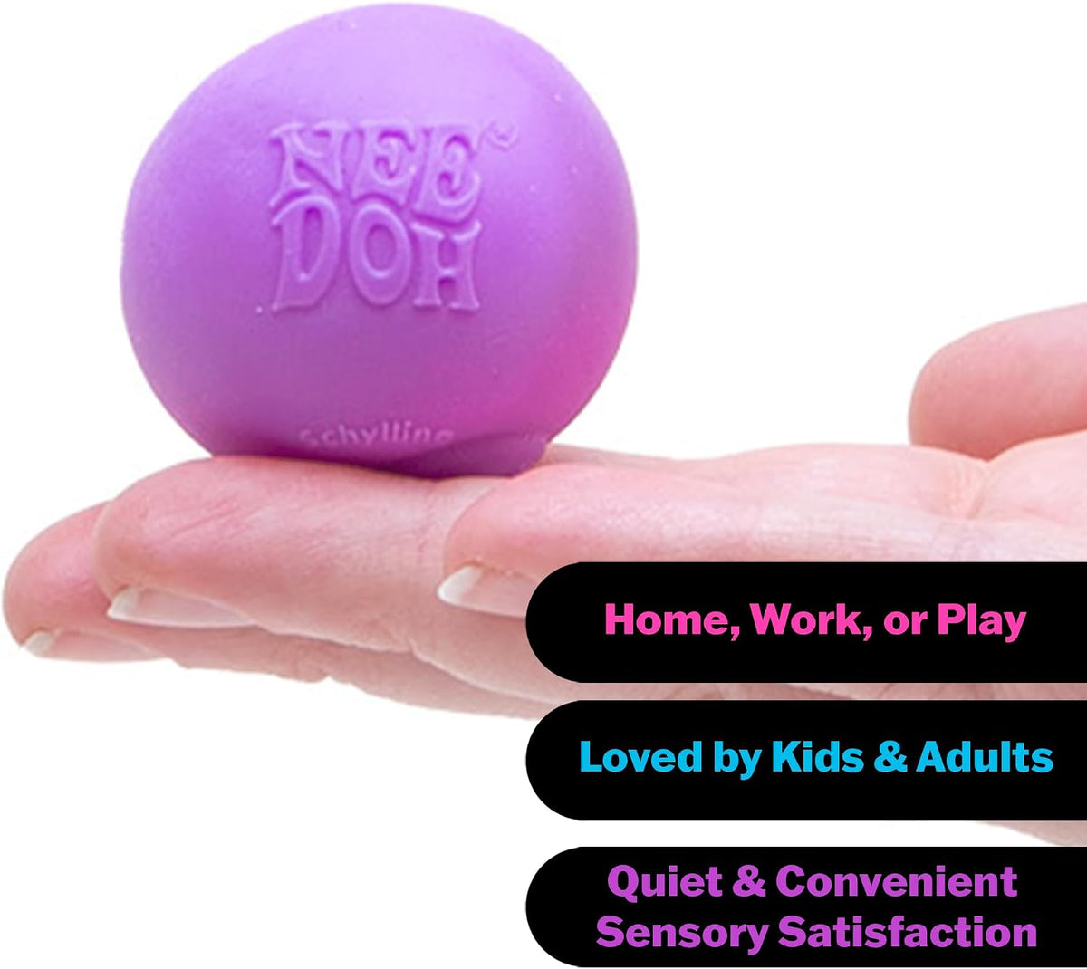 Schylling NeeDoh Teenie Color Change - Sensory Squeeze Toy - 4 Pack