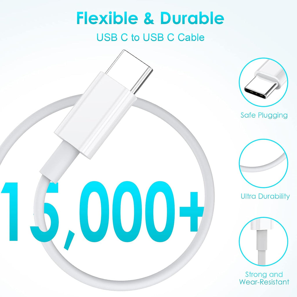 USB C Charger Cable,6FT/1.8M USBC to USBC Cable 100W 5A Type C Charger