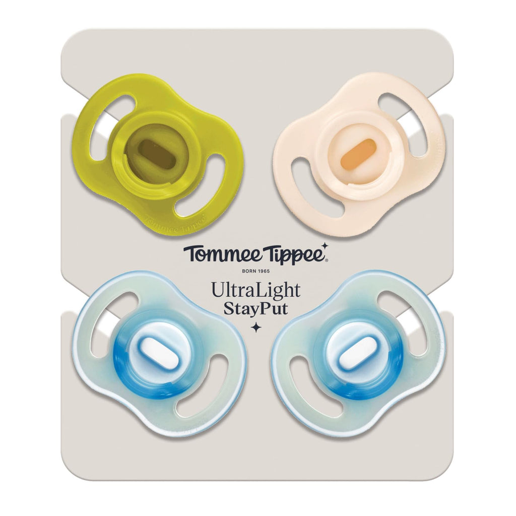 Tommee Tippee NightGlow Dummy Orthodontic 6-18m Pack of 4