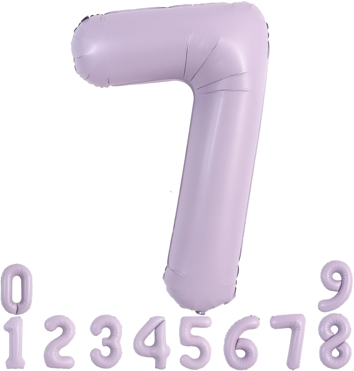 TONIFUL 40 Inch Pastel Purple Number 1 Balloon – Big Lilac Mylar Foil Number Balloons for Anniversary Girl's 1st Birthday, Lavender Gender Neutral Baby Shower, Butterfly Theme Party Decorations