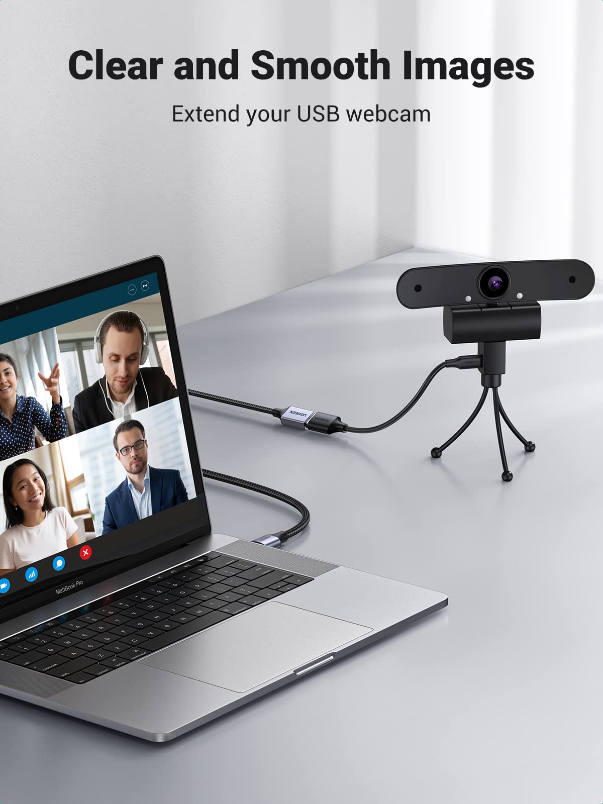 UGREEN USB 3.0 Extension Cable A Male to A Female Aluminium 5Gbps 1M
