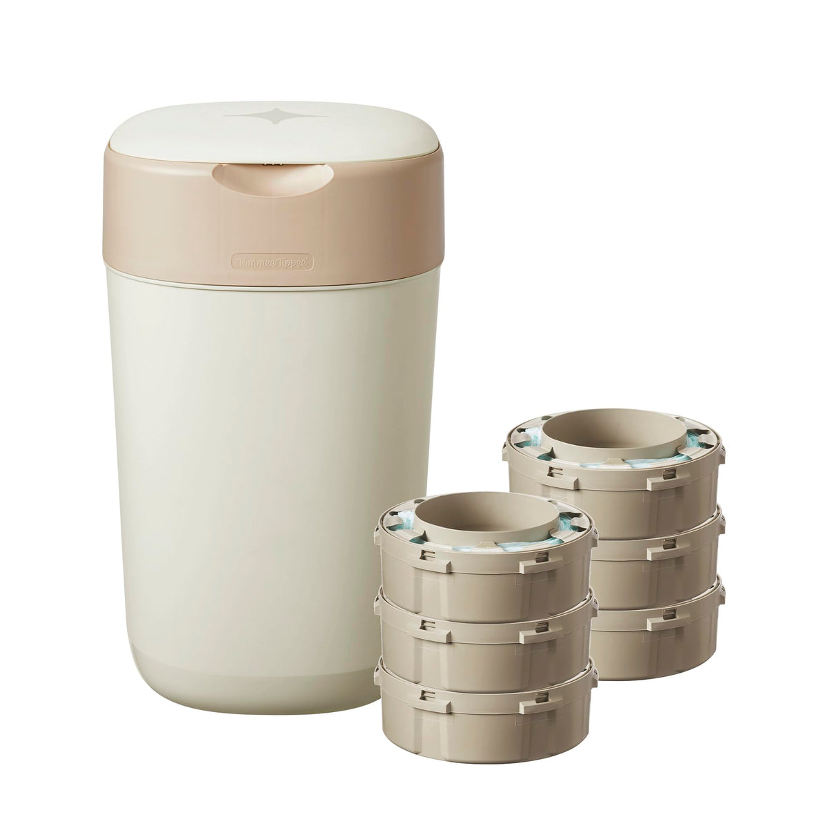 Tommee Tippee Twist & Click Nappy Bin Odour & Germ Protection