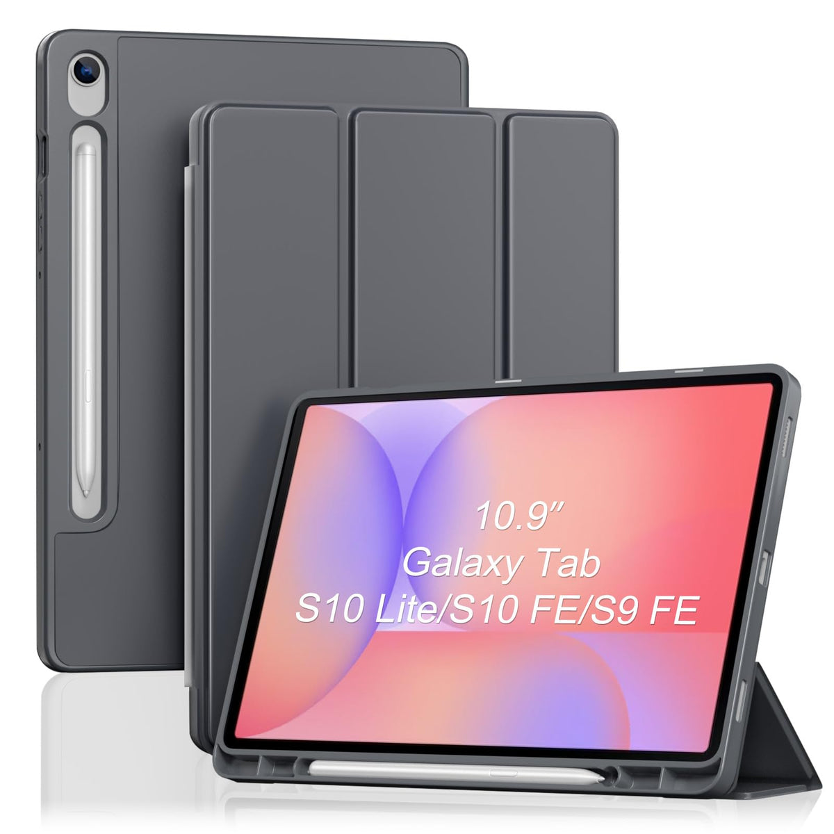ProCase for Galaxy Tab S10 Lite/S10 FE/S9 FE 10.9" with S Pen Holder -Green