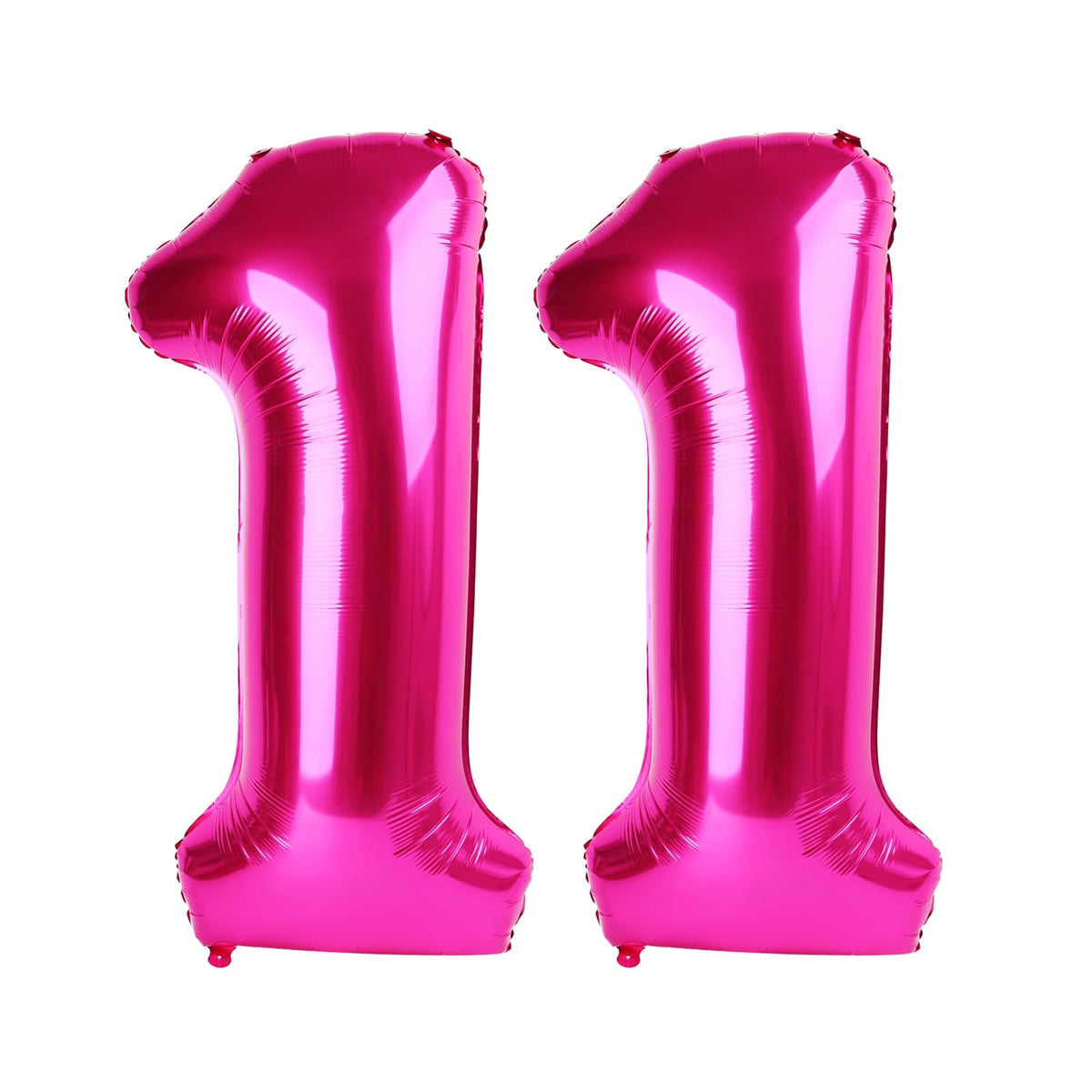 Laser Silver 6 Balloon - Number Balloon 40 Inch, 6th Hot Pink Decorations
