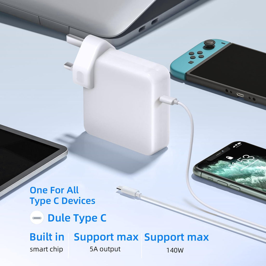 Mac Book Pro charger-140W Type C Super Fast Charger,Compatible with MacBook