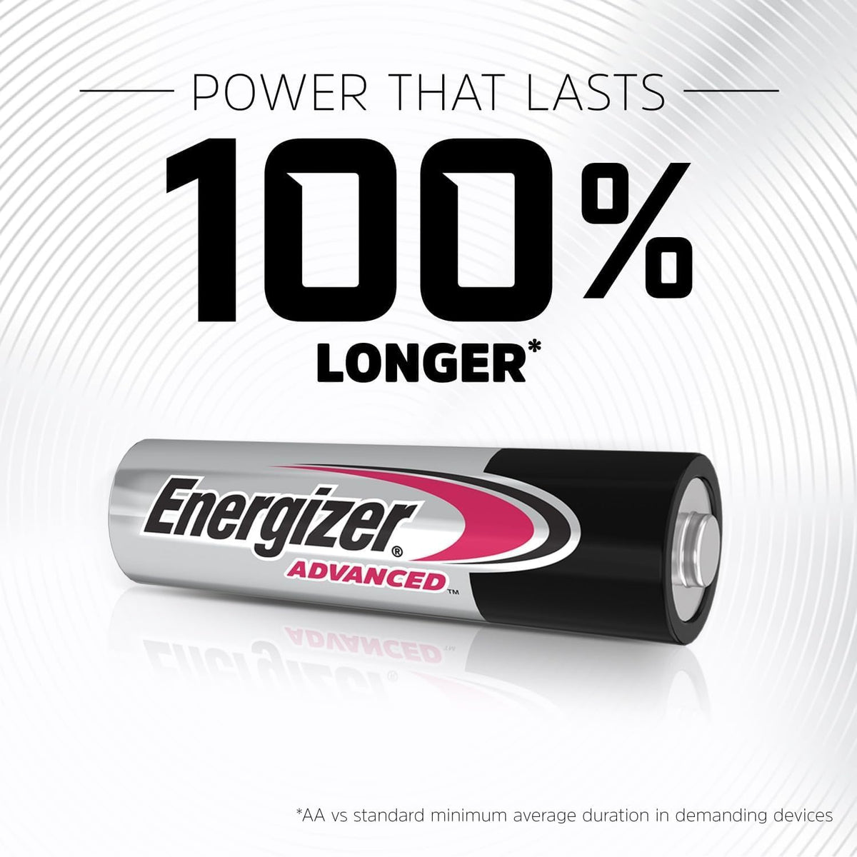 Energizer Advanced - AAA Batteries (24 Pack) Up To 100% Longer Lasting