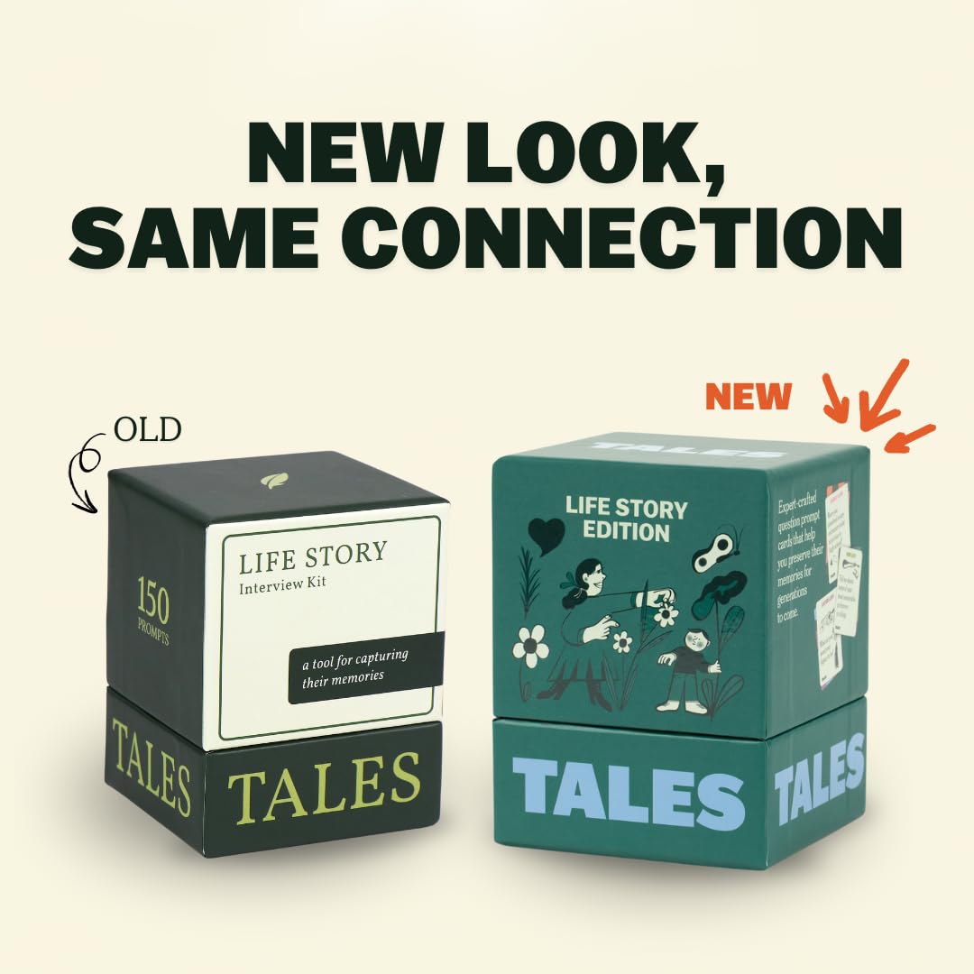 TALES 150 Conversation Cards, Family Edition, Create Meaningful Connections