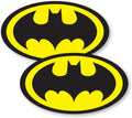 2x SUPERHERO STICKERS LOGO (80mm Wide) Comic Superhero Book Waterproof Vinyl Stickers - Car Laptop Skateboard Bike Van Motorbike stickers for bikes