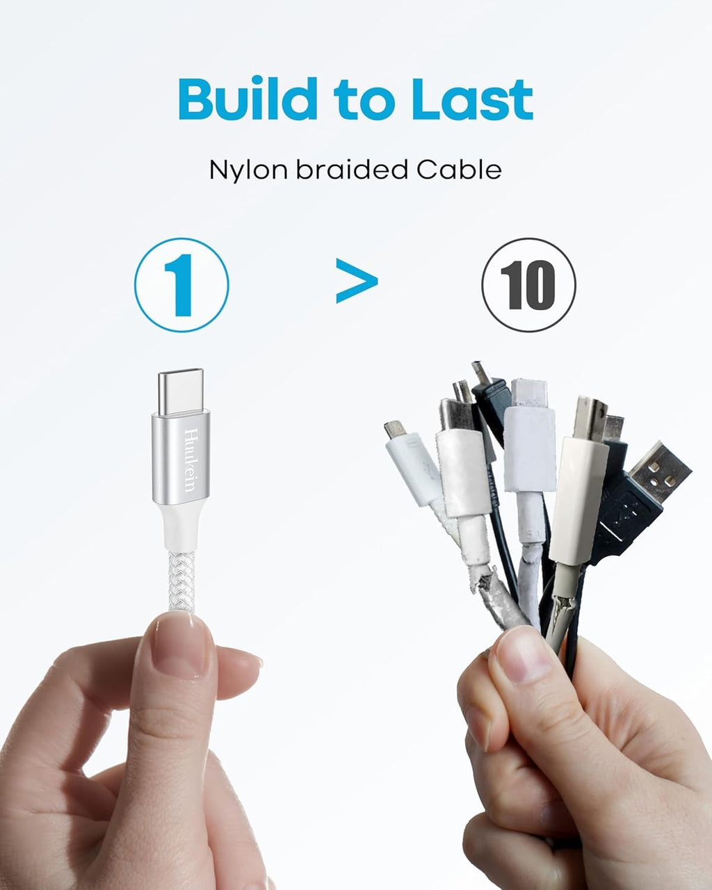 Extra Long USB C Charging Cable, 6M USB A to USB C Cable Fast Charge