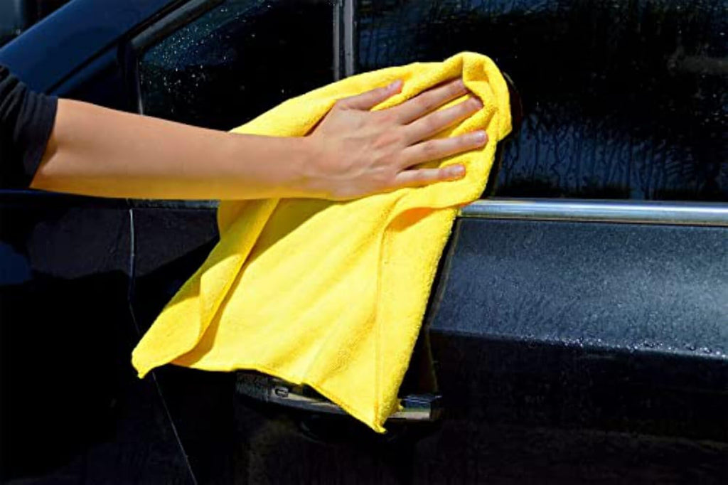 Kirkland Signature 713160 Ultra Plush Microfiber Towels 36 Pack, Yellow, H 40.6 x W 40.6 cm