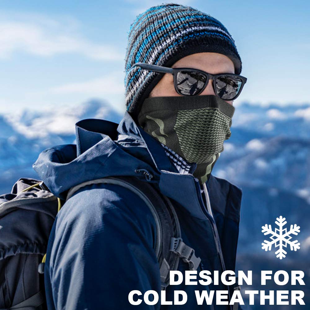 WTACTFUL Winter Neck Warmer Gaiter Windproof Face Mask Balaclava Bandana for Ski Snowboard