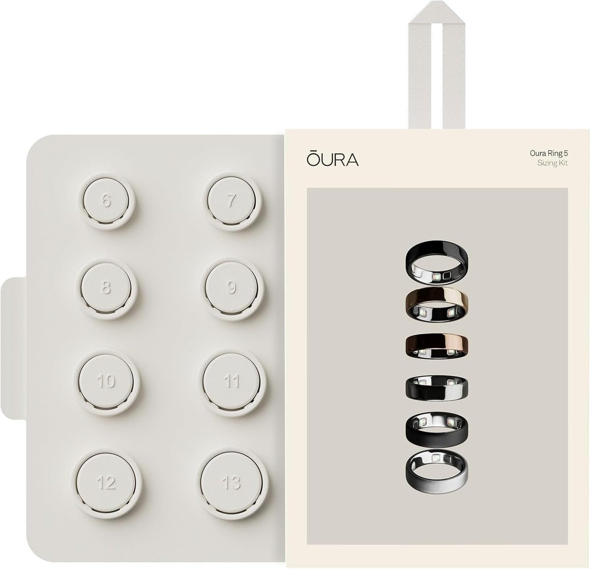 Oura Ring 5 Sizing Kit - Size Before You Buy - Unique Non Standard Fit - Reimbursement With Subsequent Smartring Purchase