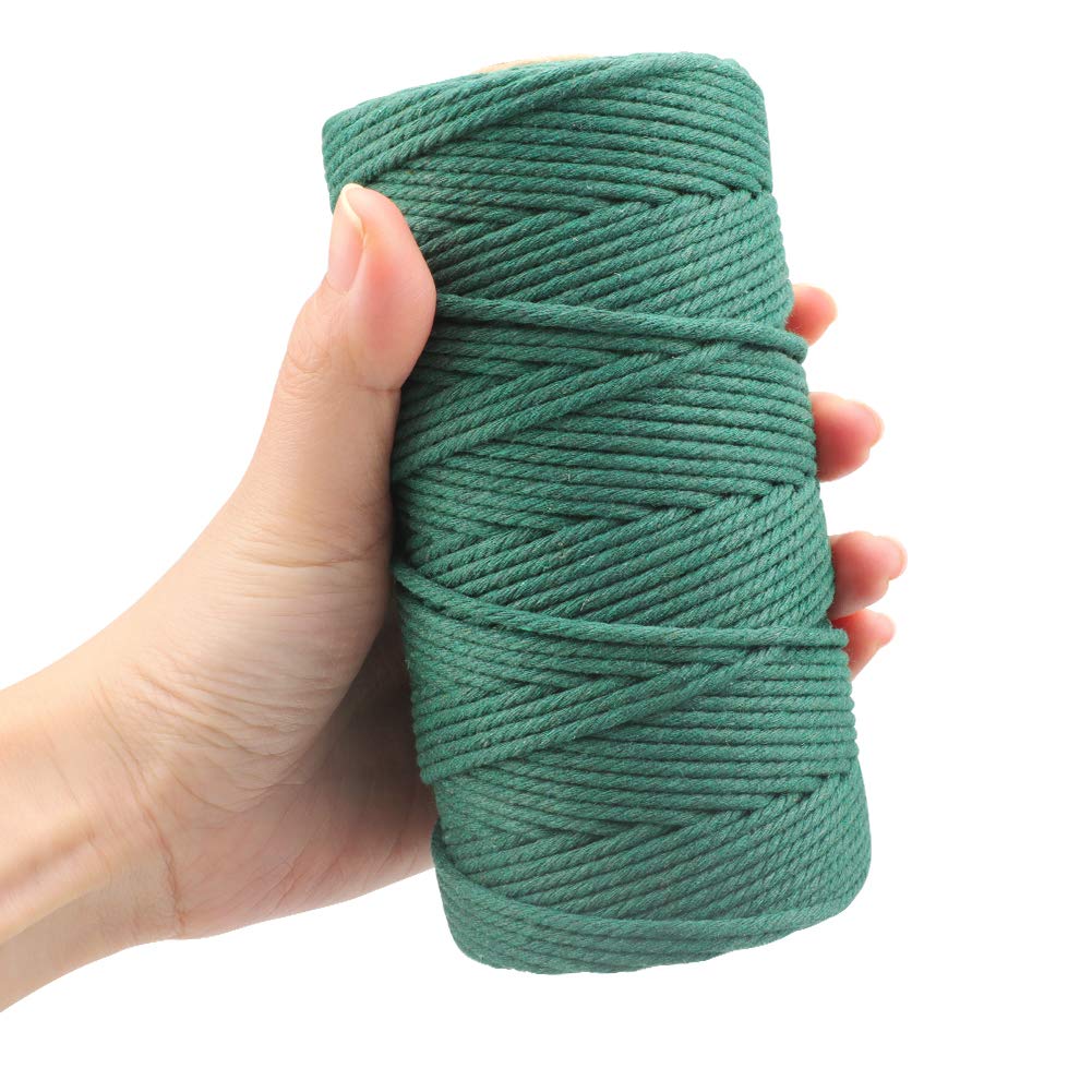 jijAcraft 50M White Cotton String: 2MM Cooking String for DIY Crafts