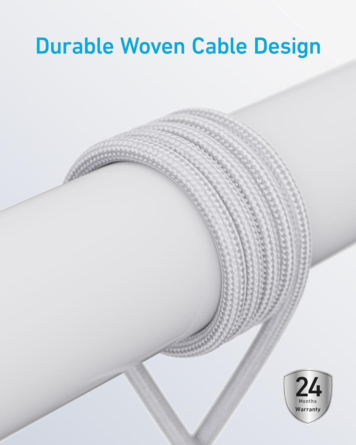 Anker 240W USB-C to USB-C Cable, 3 ft/0.9m Double Braided Nylon Type-C Charging Cable, for MacBook Pro, iPhone 17/16/15, iPad Pro, Samsung Galaxy,and More (Charger Not Included)