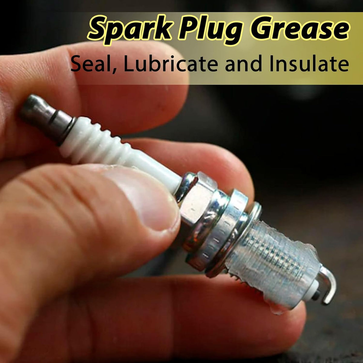KEZE Grease Ceramic Brake Lube Automotive Heat Resistant, Rust Corrosion Protection Moisture-Proof Stop Squeal Synthetic Pin Grease for Bushing Caliper Pin Brake Pad,30g Each, 1-Pack