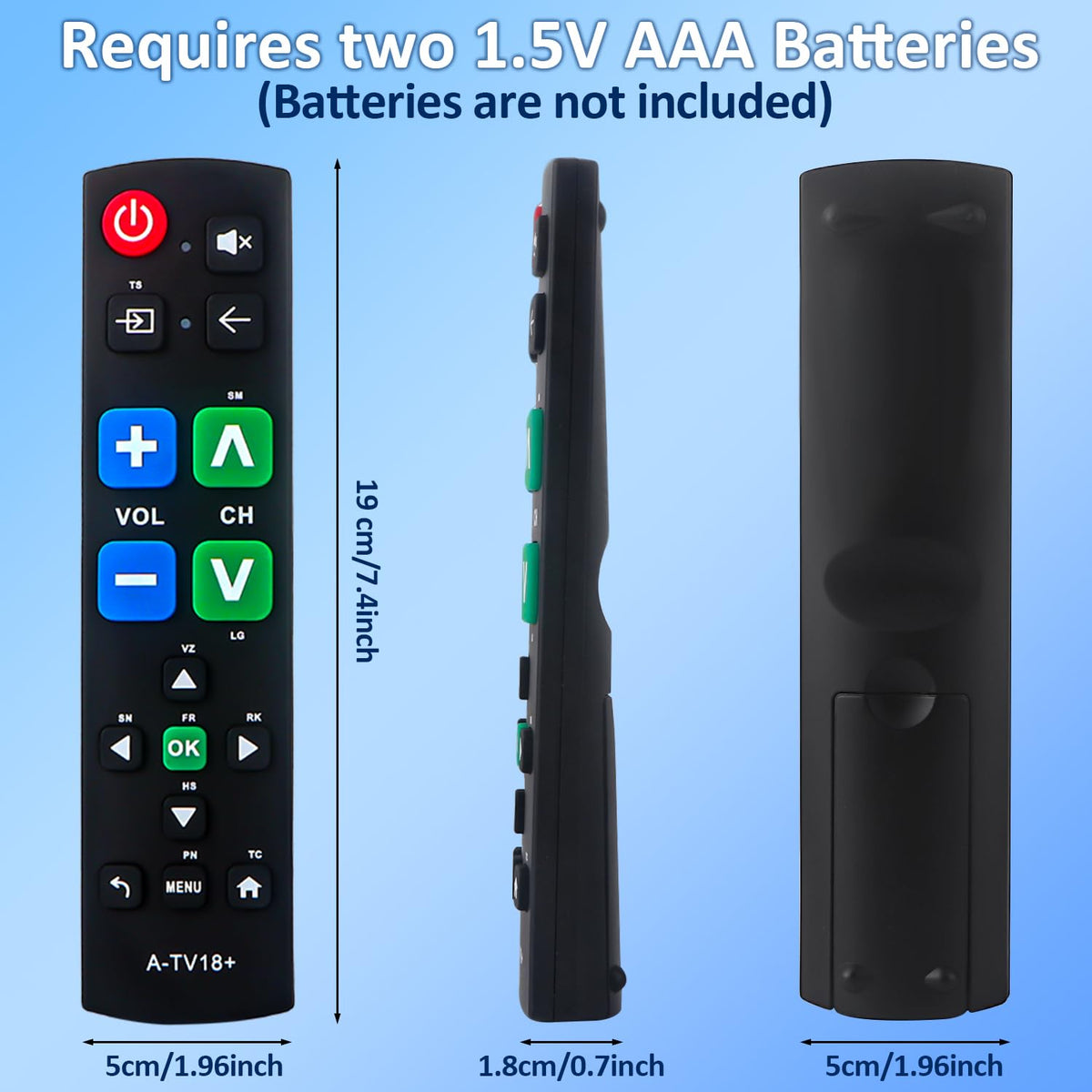 for-LG-Magic-Remote, Gvirtue Solar Voice Remote Control for-LG-Smart TV