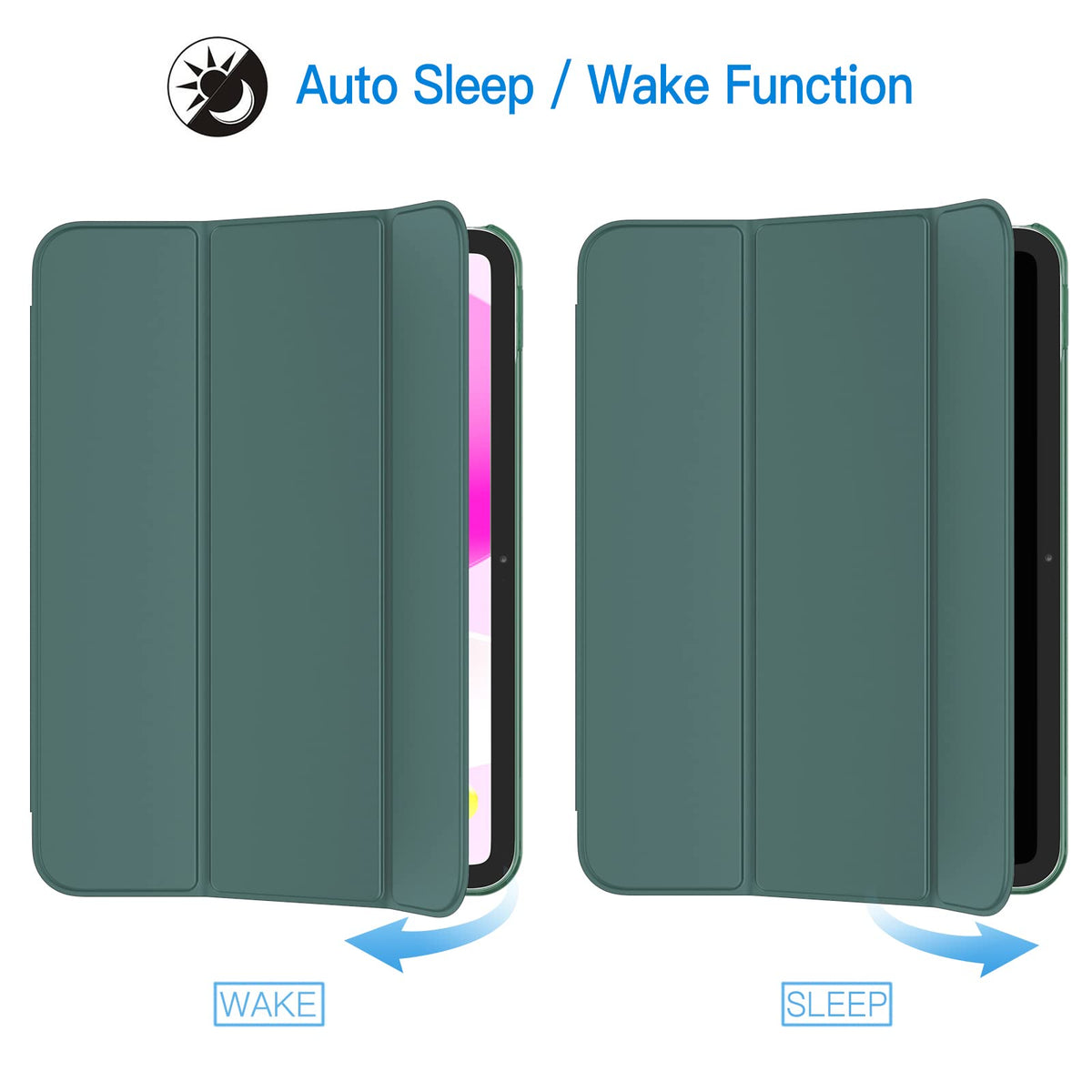 JETech Case for iPad (A16) 11th/10th Gen, Black