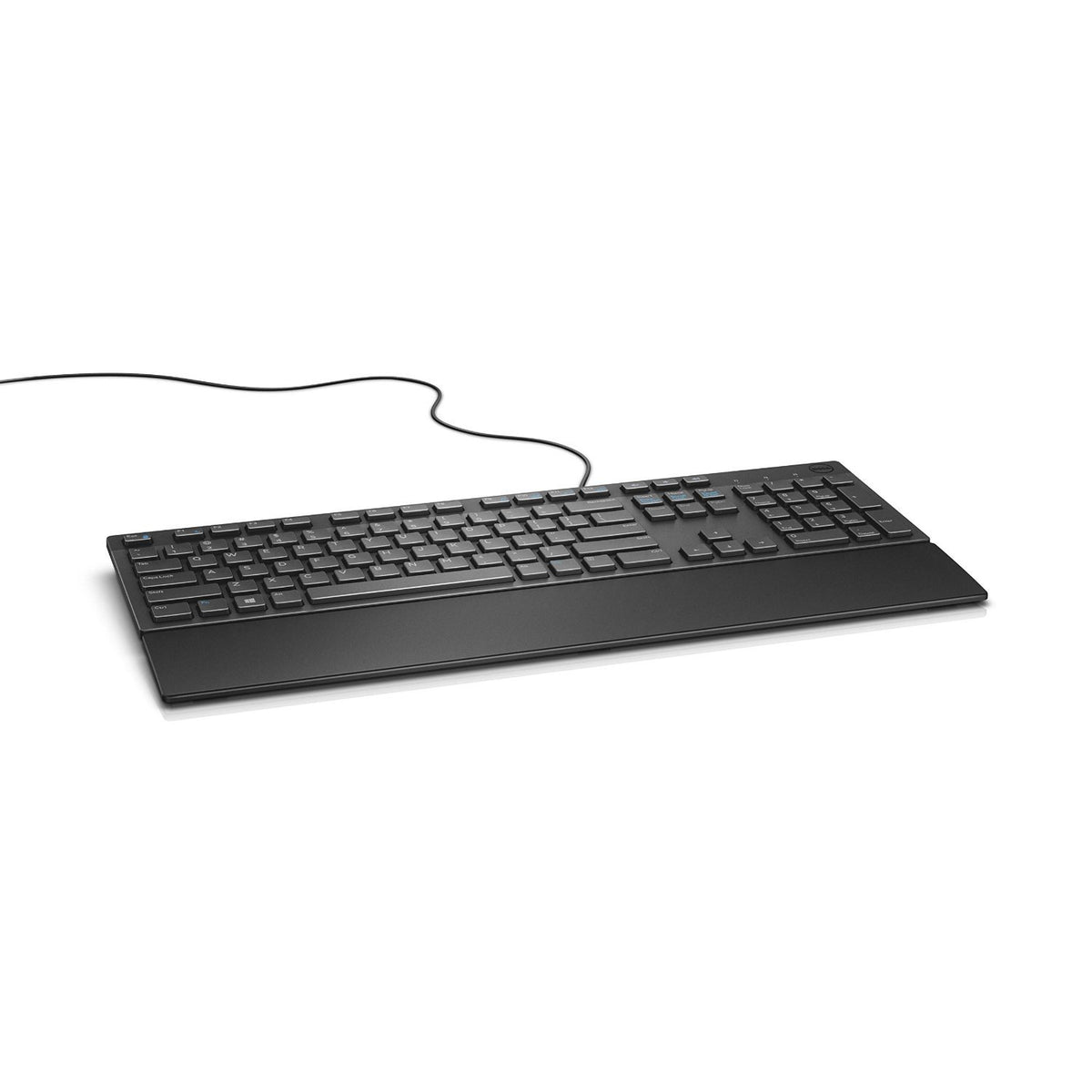Dell Multimedia Wired Keyboard KB216, Spill Resistant, Quiet Keys, Black