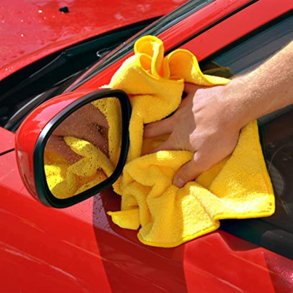 Kirkland Signature 713160 Ultra Plush Microfiber Towels 36 Pack, Yellow, H 40.6 x W 40.6 cm