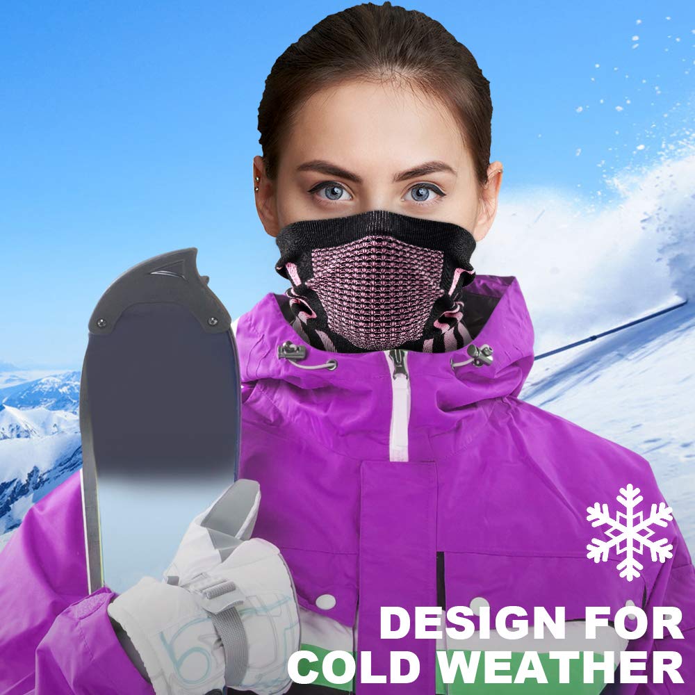 WTACTFUL Winter Neck Warmer Gaiter Windproof Face Mask Balaclava Bandana for Ski Snowboard