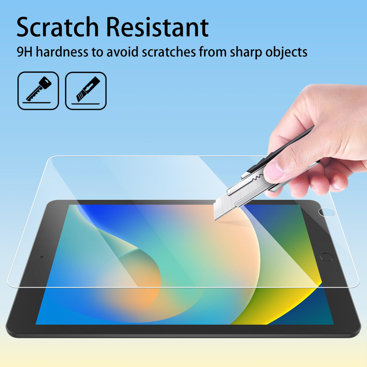 4youquality 2-Pack for iPad Pro 11" & iPad Air 5/4 10.9" Screen Protector