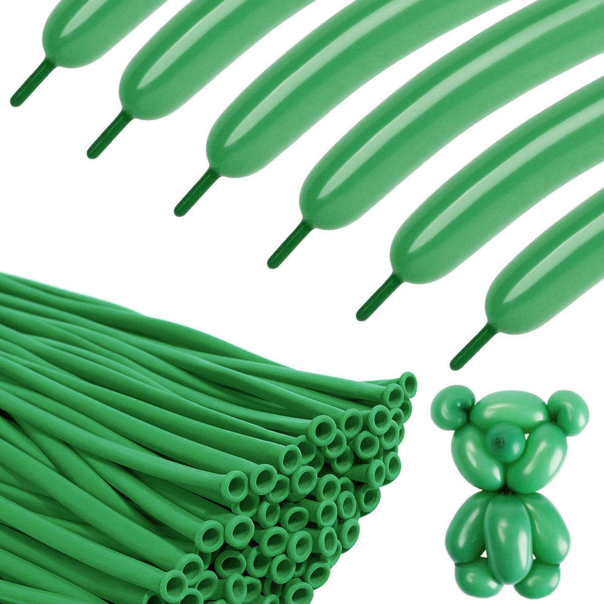 260 Balloons - Clear Long Balloons for Tying Balloon Arch & Balloon Ties